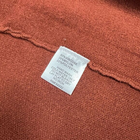 NEW Sisters Rust Fringe Long Sweater Vest RTL $98 Size Large - Picture 5 of 5
